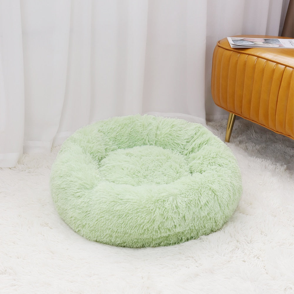 Greens Plush Dog Bed Cushion